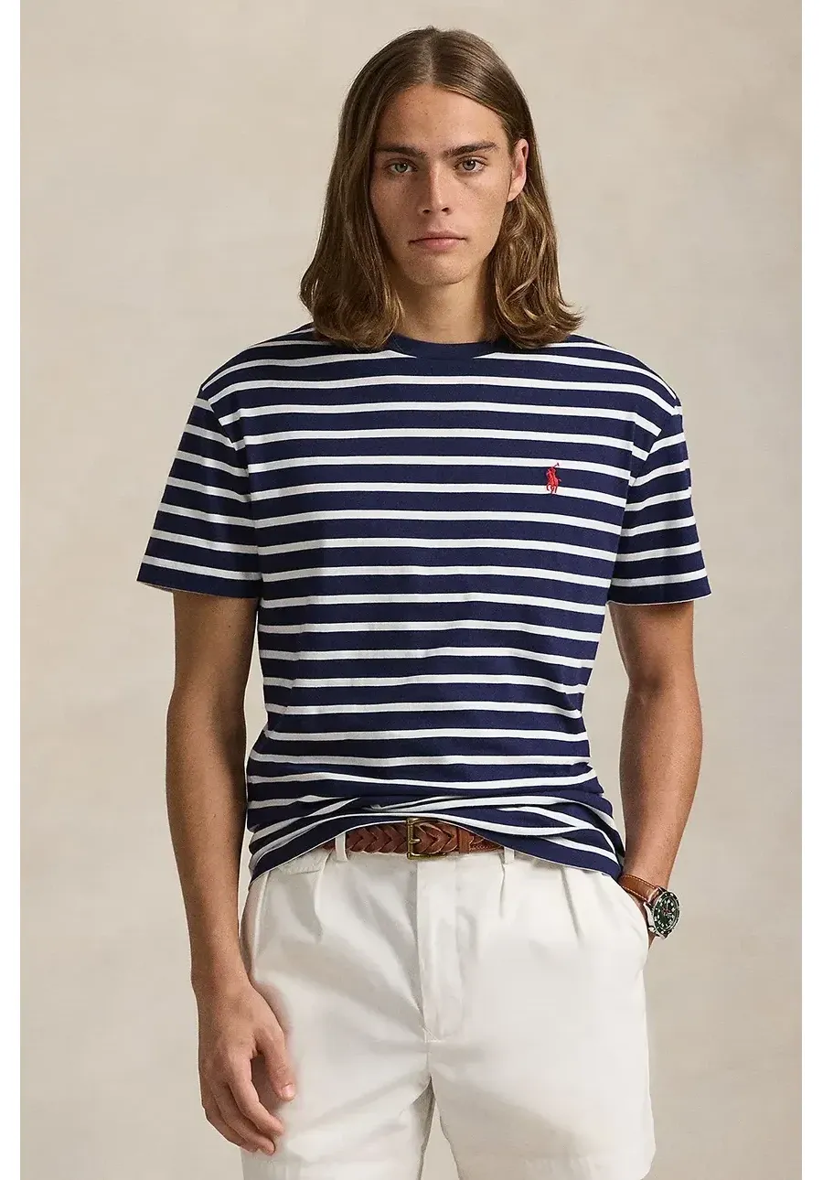 obrazek 1 Polo Ralph Lauren t-shirt bawełniany męski kolor granatowy wzorzysty 710938134