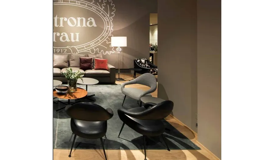 obrazek 3 Designerski turkusowy wełniany dywan w stylu abstrakcyjnym - Sartori Rugs