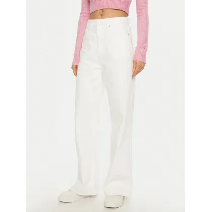 Zdjęcie Tommy Jeans Jeansy Claire DW0DW20219 Écru Wide Leg