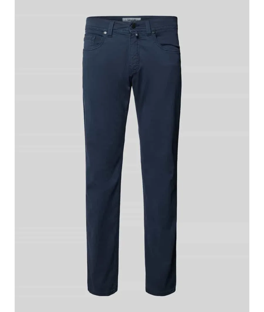 obrazek 1 Chinosy o kroju tapered fit z 5 kieszeniami model ‘Lyon’