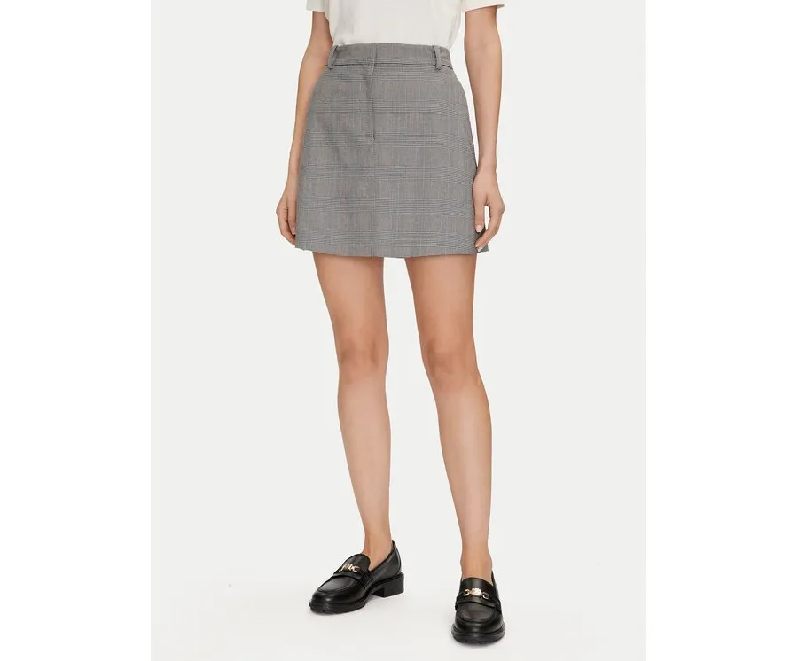 obrazek 1 Tommy Hilfiger Spódnica trapezowa WW0WW42249 Szary Regular Fit