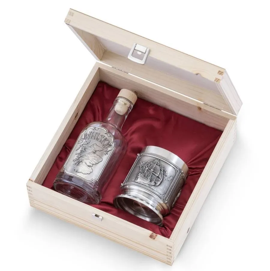 obrazek 1 Zestaw dla koneserów whisky - karafka + kubek