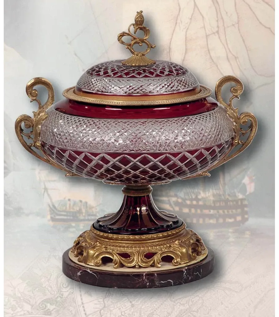 picture 1 Desk Adornment Lake Palace with Crystal Bowl