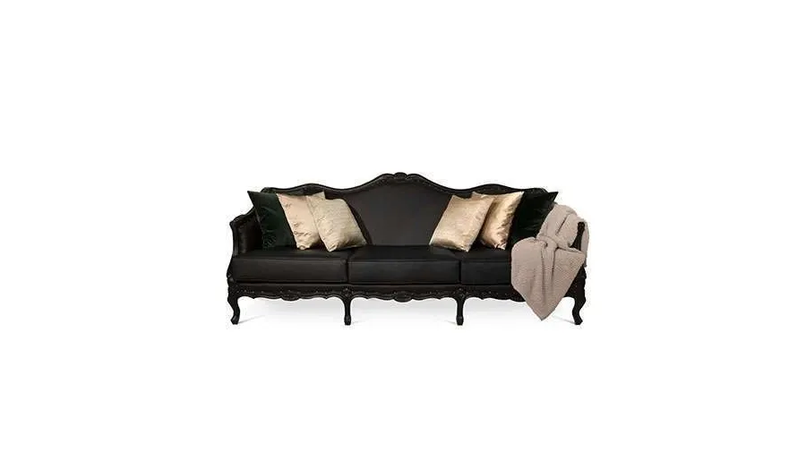 obrazek 1 Wyjątkowa czarna portugalska sofa