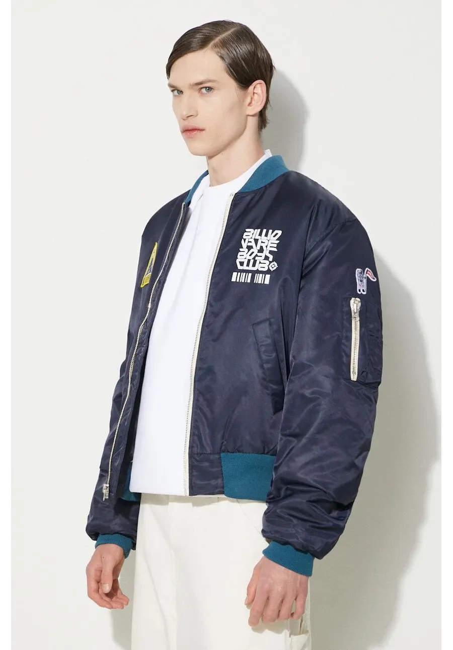obrazek 1 Billionaire Boys Club kurtka bomber Outerbanks Bomber męski kolor granatowy przejściowa B24202