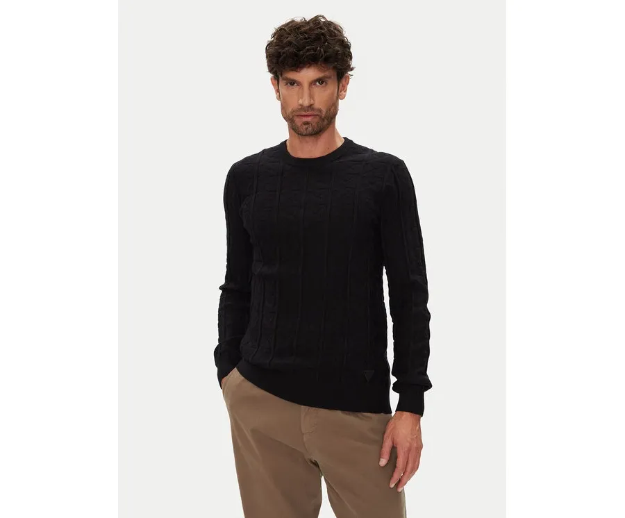 obrazek 1 Guess Sweter M5YR07 Z3FC2 Czarny Regular Fit