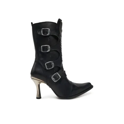 Zdjęcie NEW ROCK Botki M-9373N-C1 Czarny