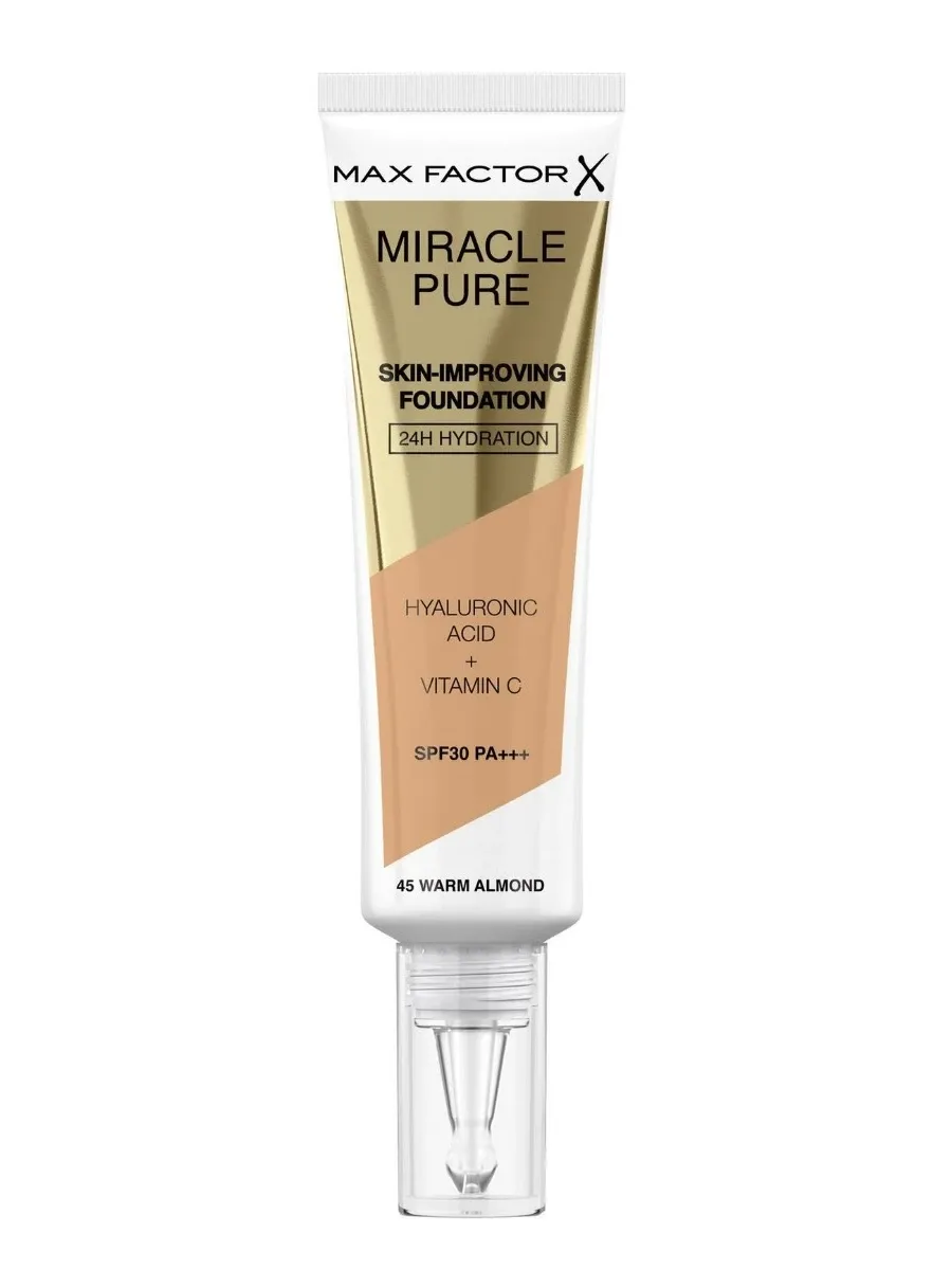 obrazek 1 Max Factor Miracle Pure Podkład 45 Warm Almond Warm Almond 30 ml