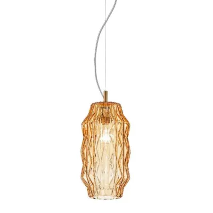 Zdjęcie Stylowa włoska lampa sufitowa ze szkła Murano - Il Paralume Marina