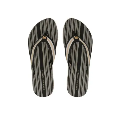 Zdjęcie Tommy Hilfiger Japonki Im Th Print Beach Sandal FW0FW08370 Czarny