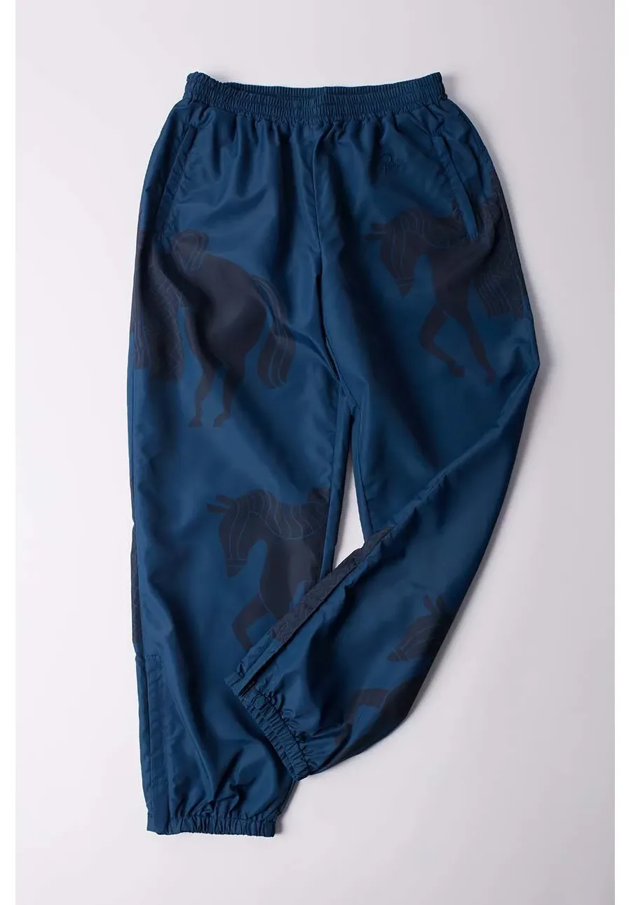 obrazek 1 by Parra spodnie Sweat Horse Track Pants kolor granatowy proste medium waist 51237