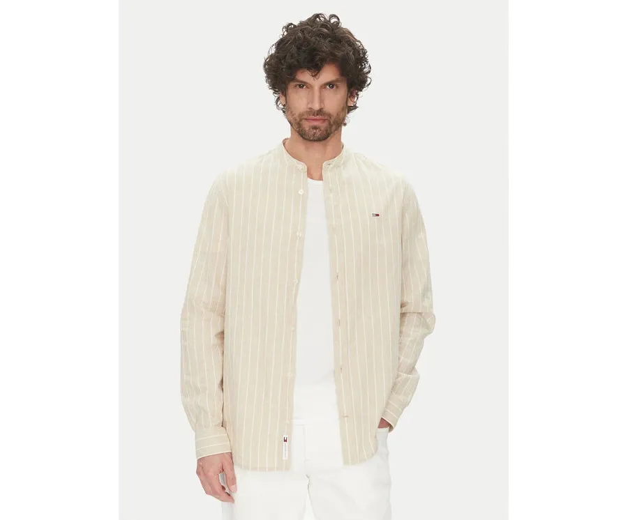 obrazek 1 Tommy Jeans Koszula DM0DM20893 Beżowy Regular Fit