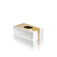 Zdjęcie Marmurowe pudełko na chusteczki do luksusowej łazienki – Il Paralume Marina