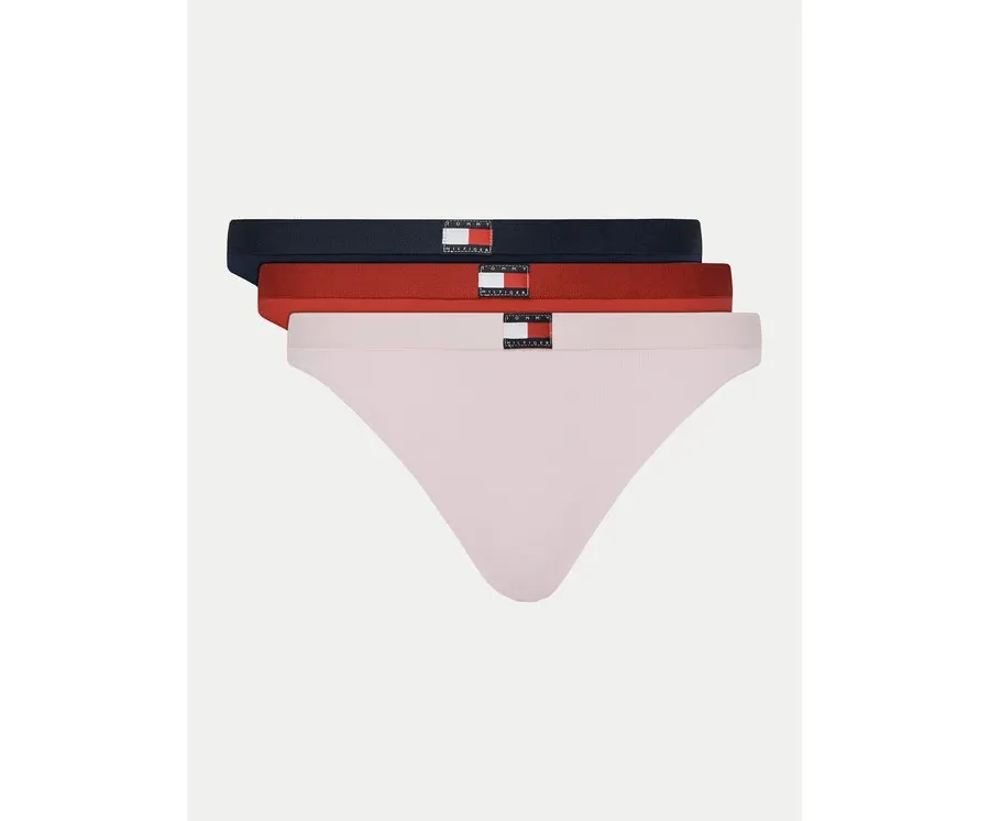 obrazek 1 Tommy Hilfiger Komplet 3 par fig klasycznych UW0UW05985 Kolorowy