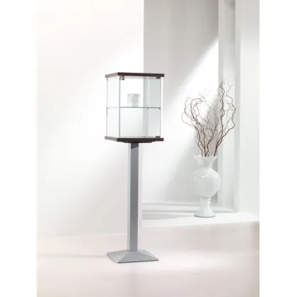 Zdjęcie Elegancka gablota sklepowa z aluminiowym słupkiem
