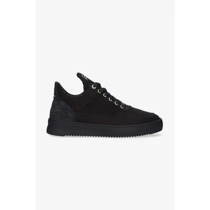 Zdjęcie Filling Pieces sneakersy skórzane Low Top Ripple Ceres 25127261847 kolor czarny 25127261847-BLACK
