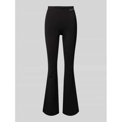 Zdjęcie Legginsy rozkloszowane z wyhatowanym logo model ‘MILANO’