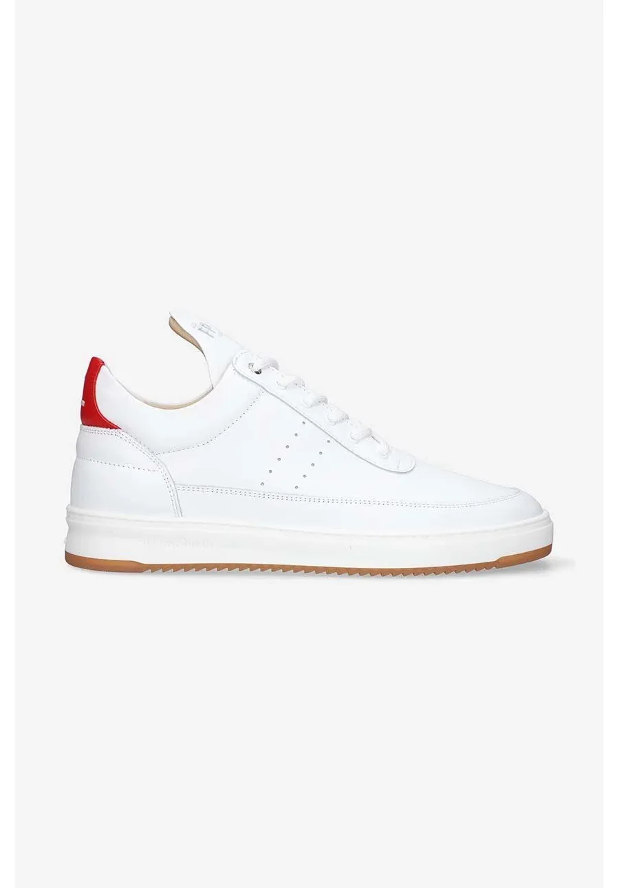 obrazek 1 Filling Pieces sneakersy skórzane Low Top Bianco kolor biały 10127791929
