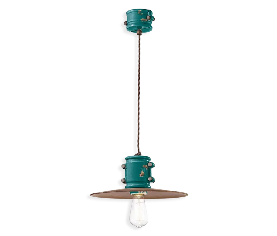 obrazek 7 Duża lampa wisząca Urban w stylu retro z Włoch