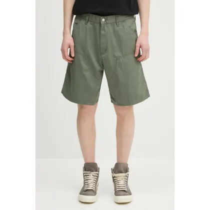 Zdjęcie Carhartt WIP szorty Double Knee Short męskie kolor zielony I034794.1YF02