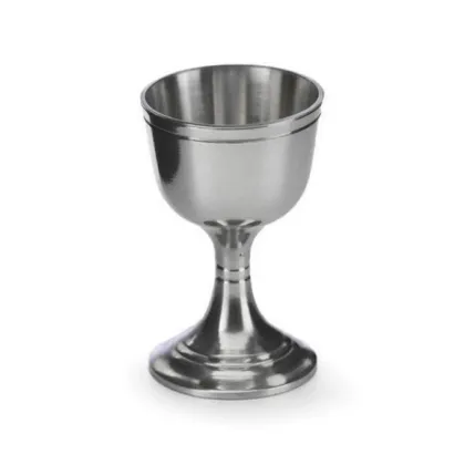 Zdjęcie Fenomenalny komplet 2 kieliszków do wódki z cyny