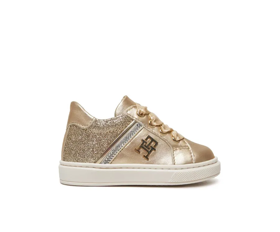 obrazek 1 Tommy Hilfiger Sneakersy Sneaker Bassa Allacciata T1A9-33932-0829 M Złoty