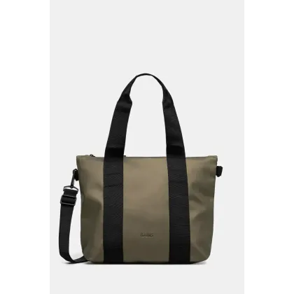Zdjęcie Rains torba Tote Bag Micro W3 kolor zielony 14180