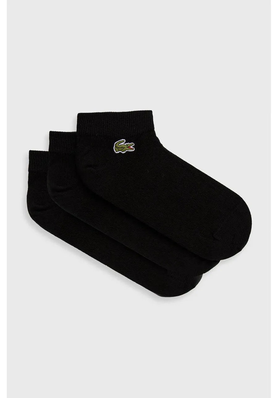 obrazek 1 Lacoste skarpetki (3-pack) RA4183 męskie kolor czarny RA4183-5KC