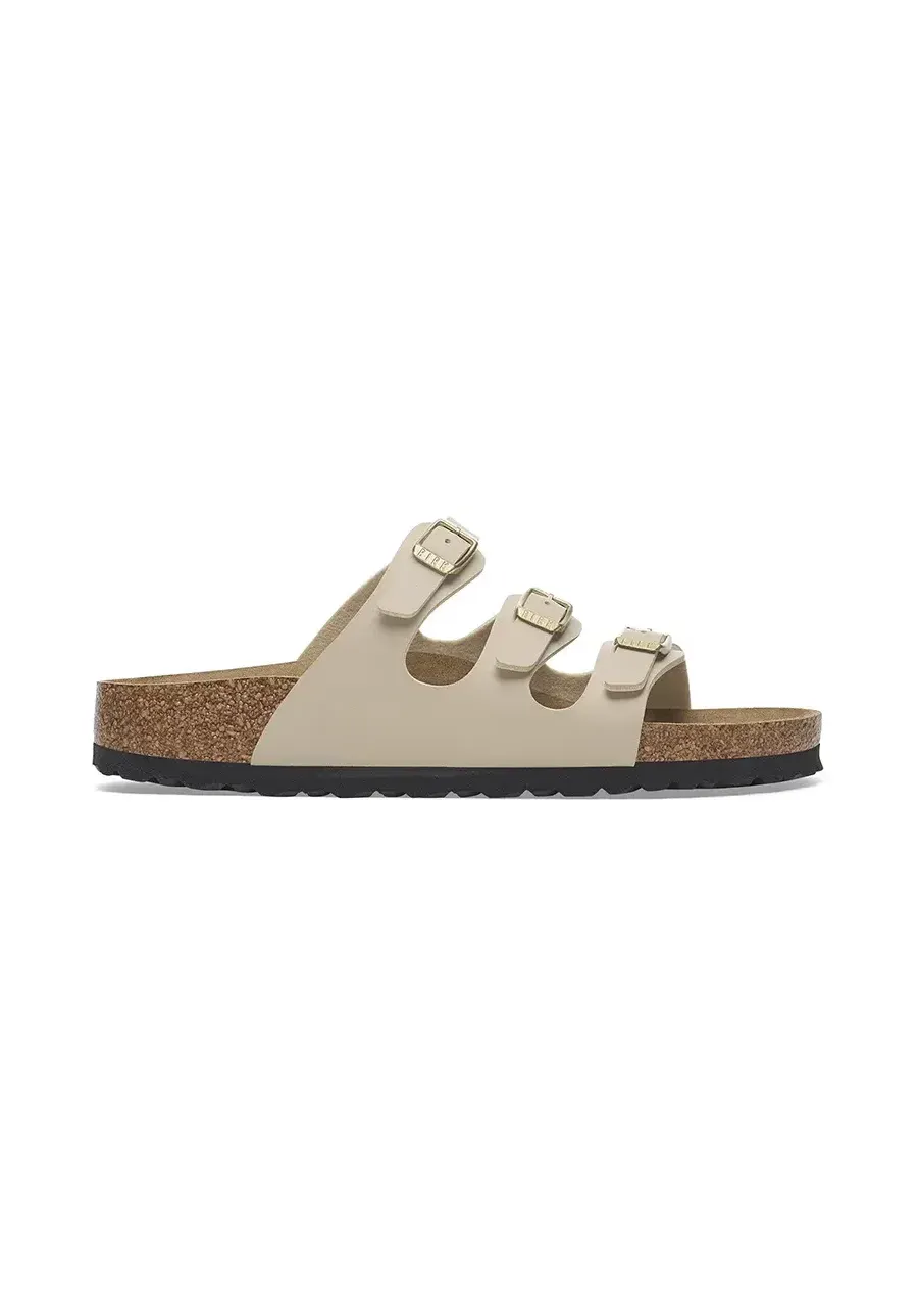 obrazek 1 Birkenstock klapki Florida BF damskie kolor beżowy 1029265