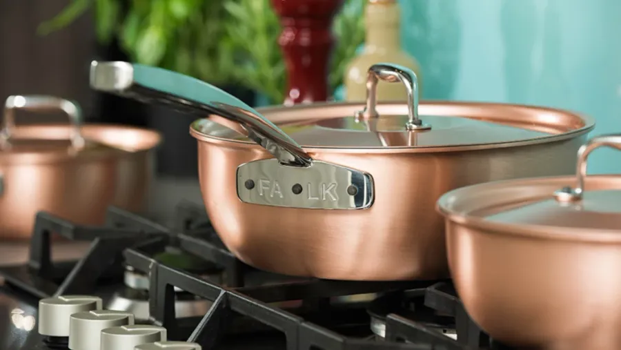 obrazek 2 Miedziana patelnia sauté 24 cm Falk Culinair