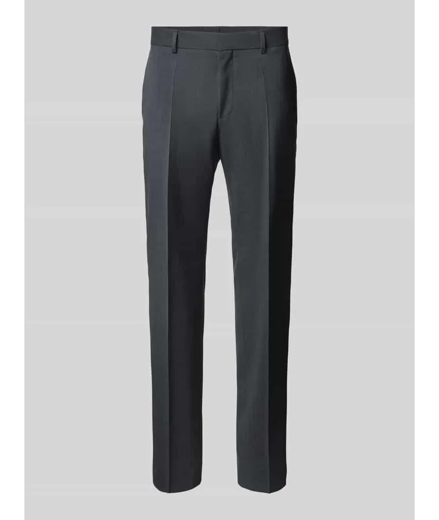 obrazek 1 Spodnie do garnituru o kroju regular fit w kant model ‘Lenon’