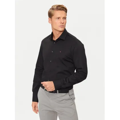 Zdjęcie Tommy Hilfiger Koszula MW0MW38347 Czarny Slim Fit