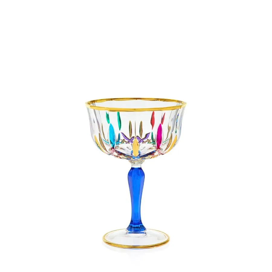 obrazek 1 Artystyczny włoski komplet 6 kieliszków do szampana (240 ml)