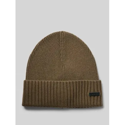 Zdjęcie Czapka beanie z naszywką z logo model ‘Fati’