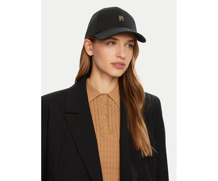 obrazek 1 Tommy Hilfiger Czapka z daszkiem AW0AW16843 Czarny