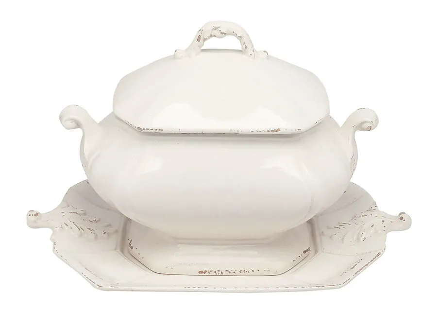 obrazek 1 Ceramiczna waza na zupę wykonana w stylu klasycznym - Virginia Casa