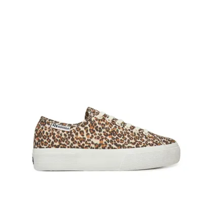 Zdjęcie Superga Sneakersy Platform Leopard Print Brązowy