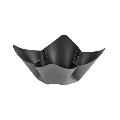 Zdjęcie Skórzana szara misa na owoce – Ø35 cm