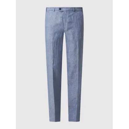 Zdjęcie Chinosy o kroju regular fit z lnu model ‘Pilo’