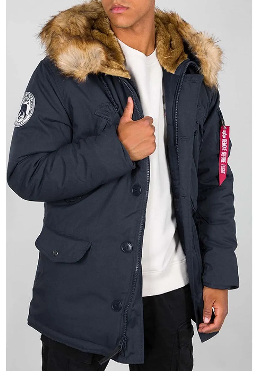 obrazek 1 Alpha Industries kurtka Polar Jacket męska kolor granatowy zimowa 123144.07