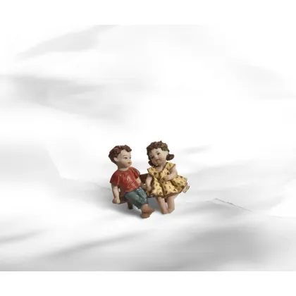 Zdjęcie Dwoje małych przyjaciół z porcelany - Sibania