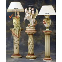 Picture A charming lamp for the living room made of ceramics