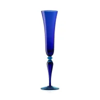 Picture Elegant champagne glass made of Italian Murano glass