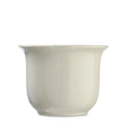 Picture Medium size flower pot made of glazed ceramics H.30xL.39xD.Int.32 cm