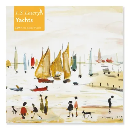 Zdjęcie Puzzle dla dorosłych L.S. Lowry: Jachty - Flame Tree Publishing