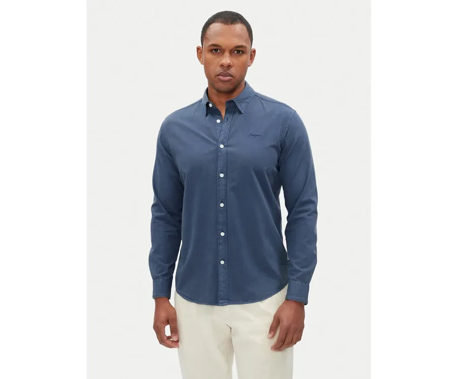 obrazek 1 Pepe Jeans Koszula Phil PM308274 Niebieski Regular Fit