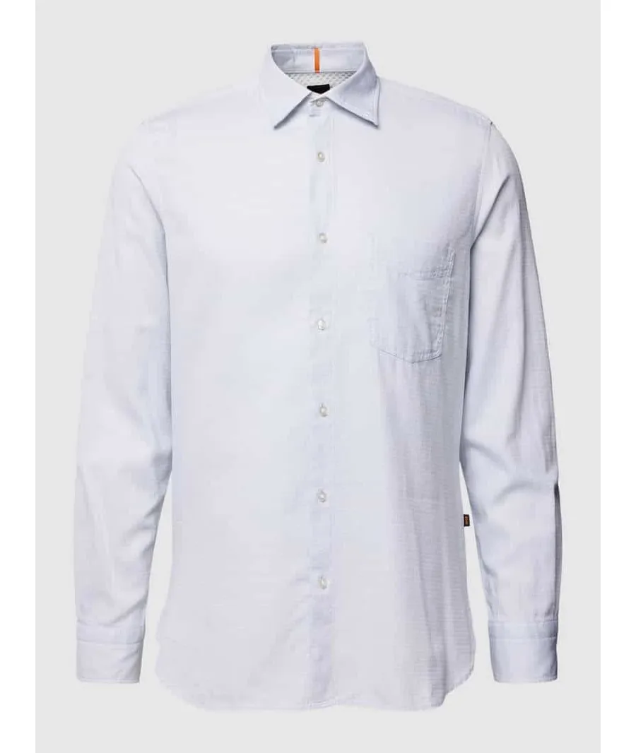 obrazek 1 Koszula casualowa o kroju regular fit z fakturowanym wzorem model ‘Remiton’