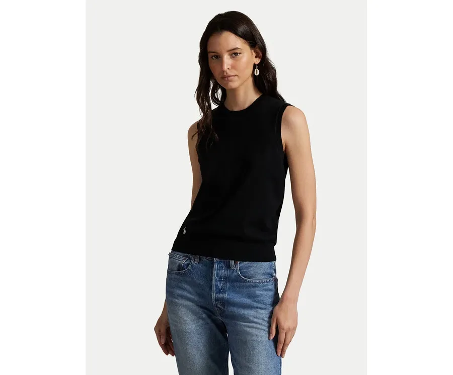 obrazek 1 Polo Ralph Lauren Sweter 211972111001 Czarny Straight Fit