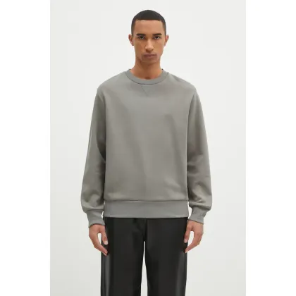 Zdjęcie A.P.C. bluza bawełniana Sweat Duck męska kolor szary gładka COGAW.M27771-KHAKI