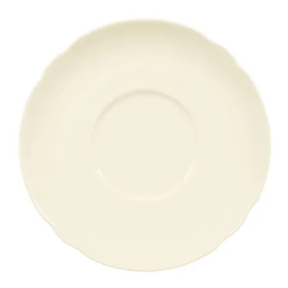 Zdjęcie Duży porcelanowy spodek 16 cm pod filiżankę latte - Seltmann Weiden